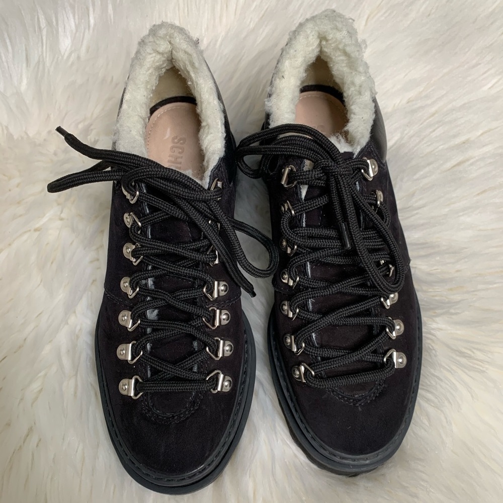 Schutz
LucilleFauxShearling-LinedSuedeHiking Boots - Picture 7 of 13